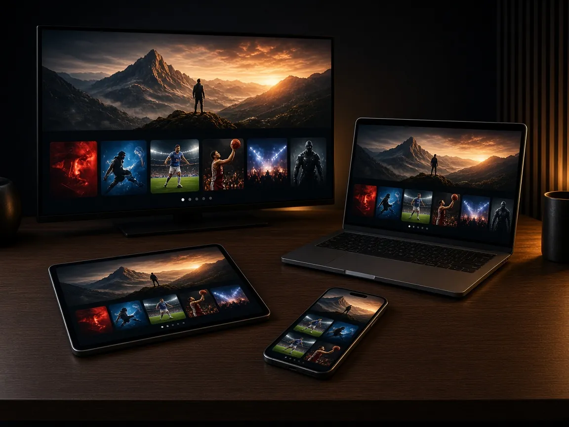 Televizyon, dizüstü bilgisayar, tablet ve telefonda aynı IPTV yayını